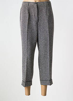 Pantalon 7/8 talie înaltă talie înaltă negru ATLANTA femeie