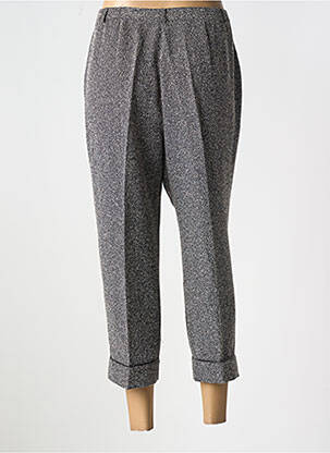 Pantalon 7/8 talie înaltă talie înaltă negru ATLANTA femeie