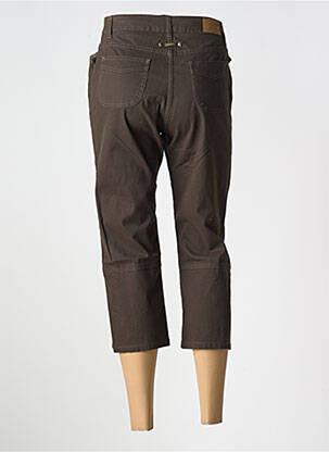 Pantalon trei sferturi elasticitate mărime normală verde LUCCHINI femeie