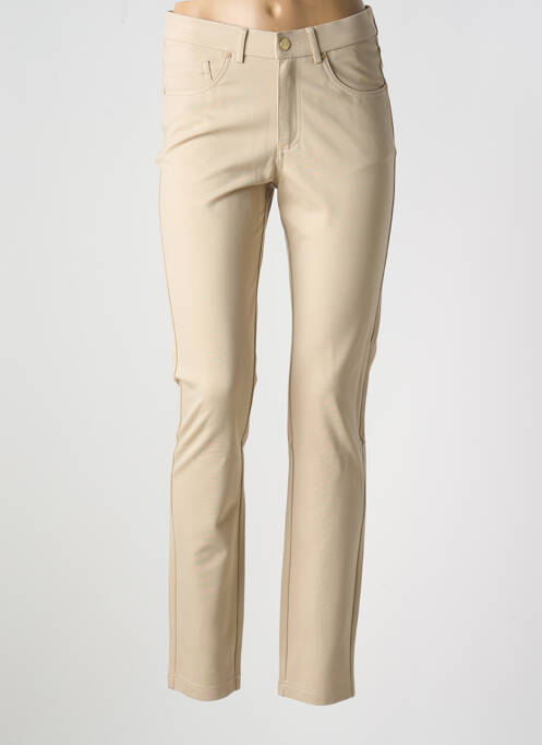 Pantalon slim bej LCDN femeie