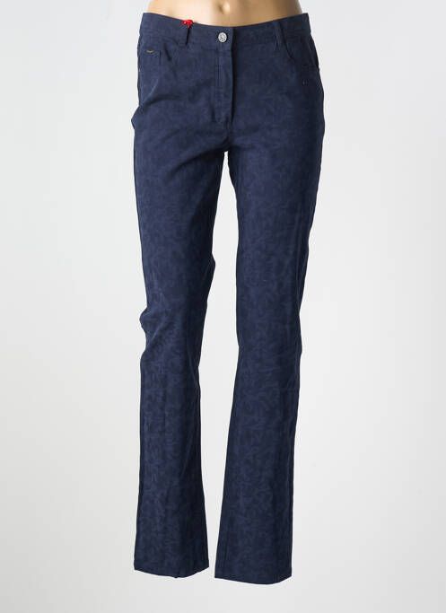 Pantalon slim albastru FELINO femeie