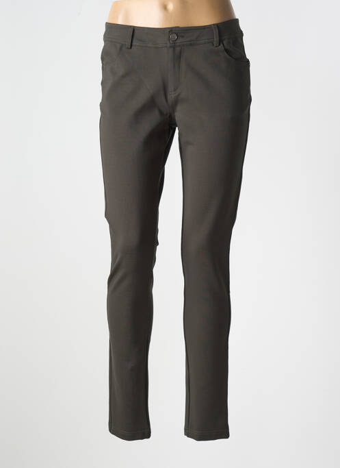 Pantalon slim verde LAURA JO femeie