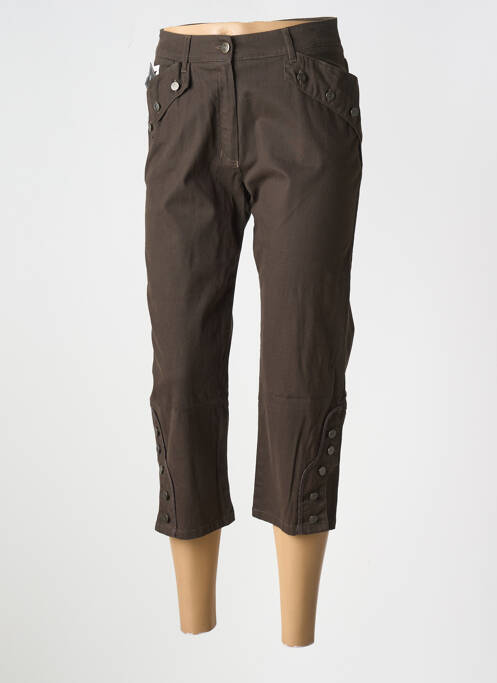 Pantalon trei sferturi verde LUCCHINI femeie