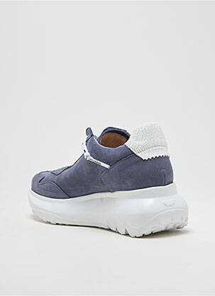 Adidași închidere elastică toc de 4 la 6 cm albastru WONDERS femeie