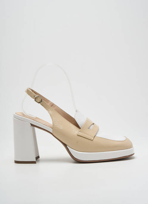 Sandale/Pantofi decupați bej WONDERS femeie