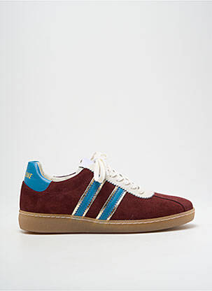 Adidași nubuc toc plat până la 3 cm violet PLAY ONE femeie