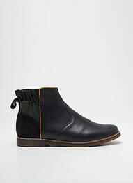 Botine/ghete material neted toc mic negru POM D'API fată