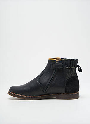 Botine/ghete material neted toc mic negru POM D'API fată