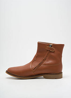 Botine/ghete material neted toc mic maro POM D'API fată
