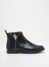 Botine/ghete material neted toc mic negru POM D'API fată
