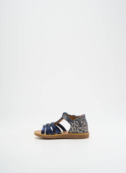 Sandale/Pantofi decupați albastru POM D'API fată