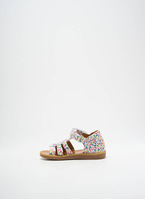 Sandale/Pantofi decupați alb POM D'API fată