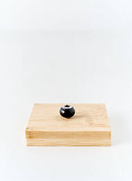 Pandantiv materiale argintii negru AMORE & BACI femme