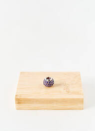 Pandantiv ornament oxid de zirconiu violet THABORA femme