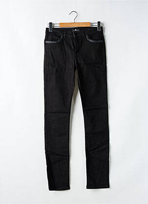 Pantalon slim elasticitate mărime normală negru ONE STEP femeie