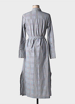 Rochie lungă mâneci lungi mâneci lungi gri HANA SAN femeie