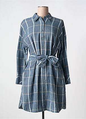 Rochie midi mâneci lungi mâneci lungi albastru HANA SAN femeie