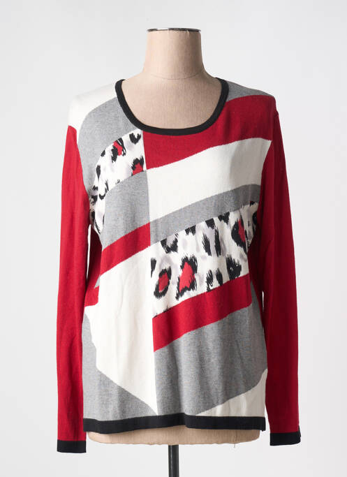 Pulover roșu SOIE POUR SOI femeie