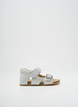 Sandale/Pantofi decupați argintiu FALCOTTO fată