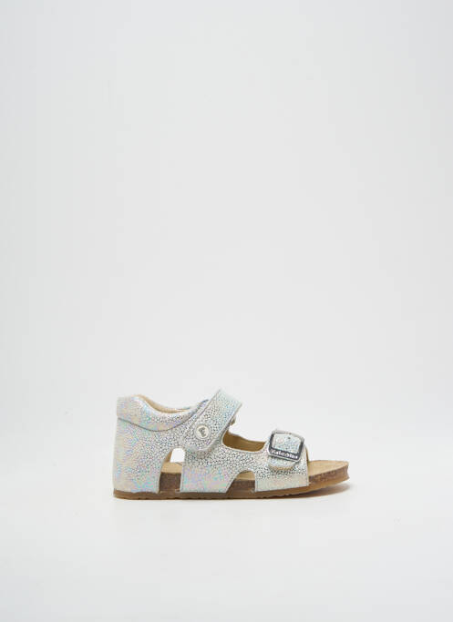 Sandale/Pantofi decupați argintiu FALCOTTO fată