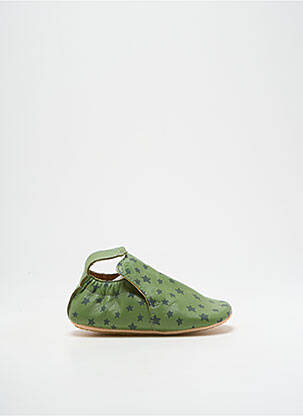 Papuci/Pantofi de casă verde EASY PEASY copil