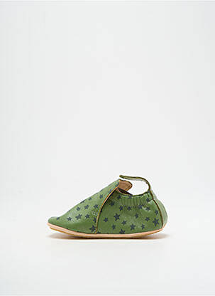 Papuci/pantofi de casă imprimare vârf rotund verde EASY PEASY copil