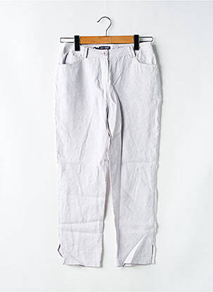 Pantalon 7/8 țesătură poplin mărime normală gri SAINT JAMES femeie