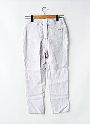 Pantalon 7/8 țesătură poplin mărime normală gri SAINT JAMES femeie