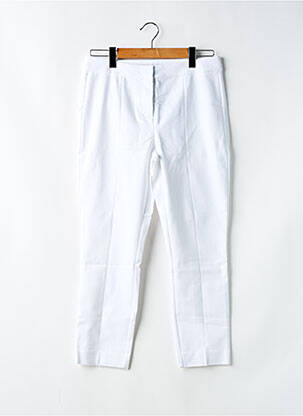 Pantalon slim conic mărime normală alb ZERO femeie