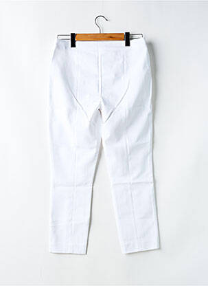 Pantalon slim conic mărime normală alb ZERO femeie