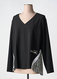 Tricou mâneci lungi mâneci lungi negru SPORTALM femme