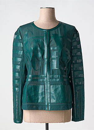 Jachete casual guler rotund verde SPORTALM femeie