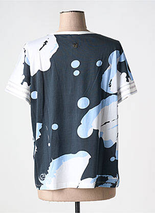 Tricou imprimeu fantezie mâneci scurte albastru SPORTALM femeie