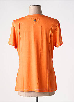 Tricou elasticitate mâneci scurte portocaliu SPORTALM femeie