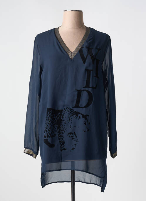 Tunică mâneci lungi albastru SPORTALM femeie