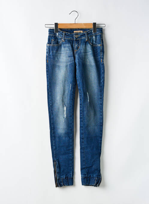 Blugi cu croială slim albastru HEICH femeie