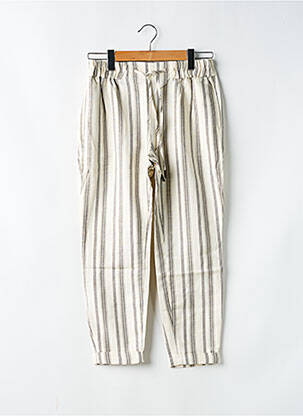 Pantalon 7/8 talie elastică bej SALSA femeie