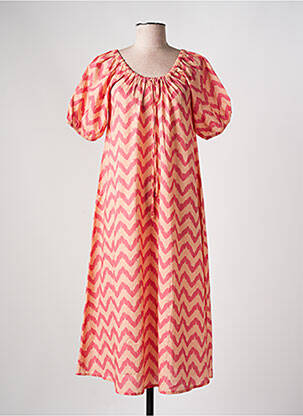 Rochie midi portocaliu MUS & BOMBON femeie