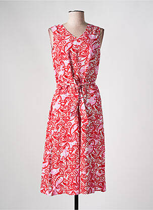 Rochie midi roșu BRANDTEX femeie