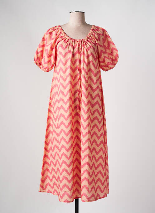 Rochie midi portocaliu MUS & BOMBON femeie