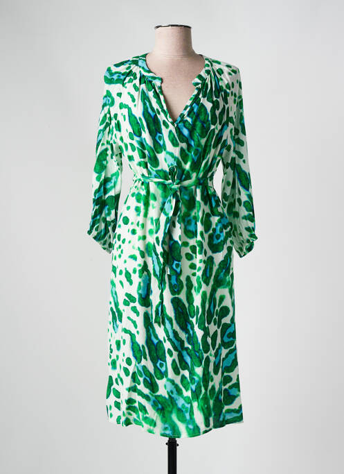 Rochie midi verde SIGNE NATURE femeie