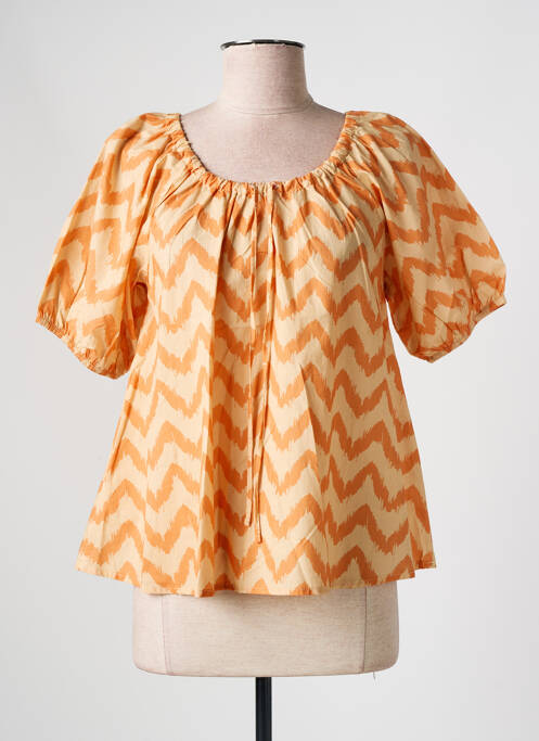 Tricou portocaliu deschis MUS & BOMBON femeie