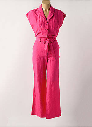 Salopetă-pantalon roz COPENHAGEN femeie