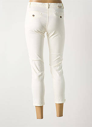Pantalon 7/8 talie cu cleme talie joasă bej PAKO LITTO femeie