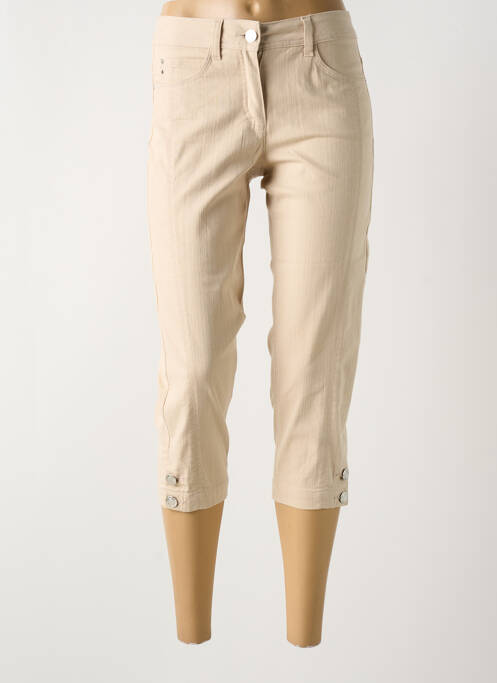 Pantalon trei sferturi bej BRANDTEX femeie