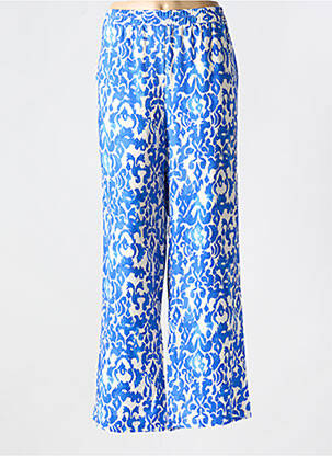 Pantalon larg albastru BRANDTEX femeie