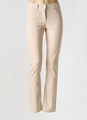 Blugi cu croială slim bej BRANDTEX femeie