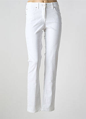 Blugi cu croială slim alb BRANDTEX femeie