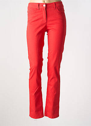 Blugi cu croială slim roșu BRANDTEX femeie