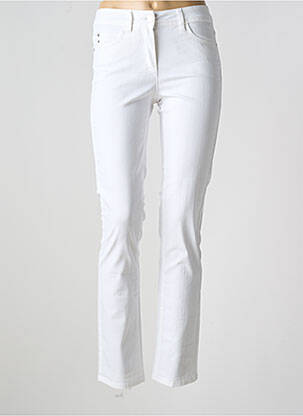 Blugi cu croială slim alb BRANDTEX femeie